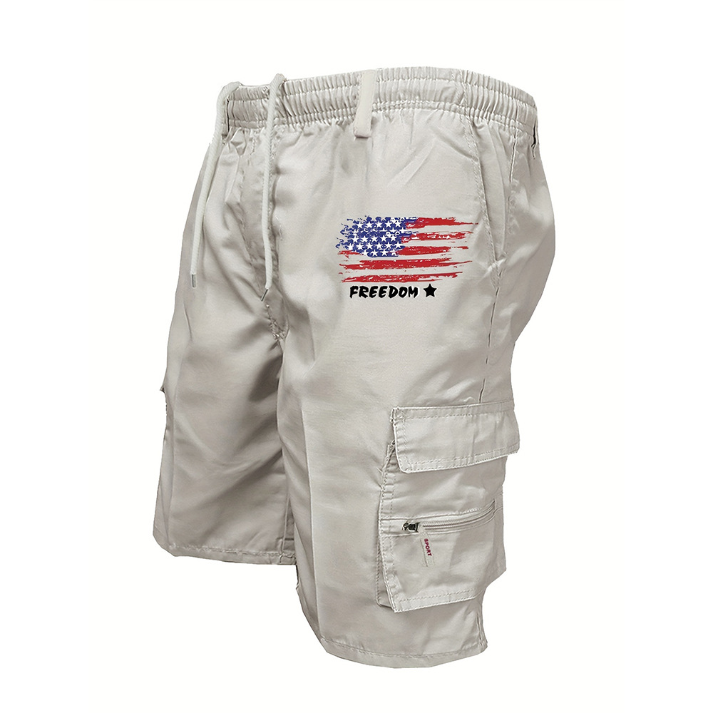 Cross-Border Multi-Pocket Workwear Casual Shorts for Men 2025 New Loose Quick-Drying Summer Outer Wear Five-Point Shorts