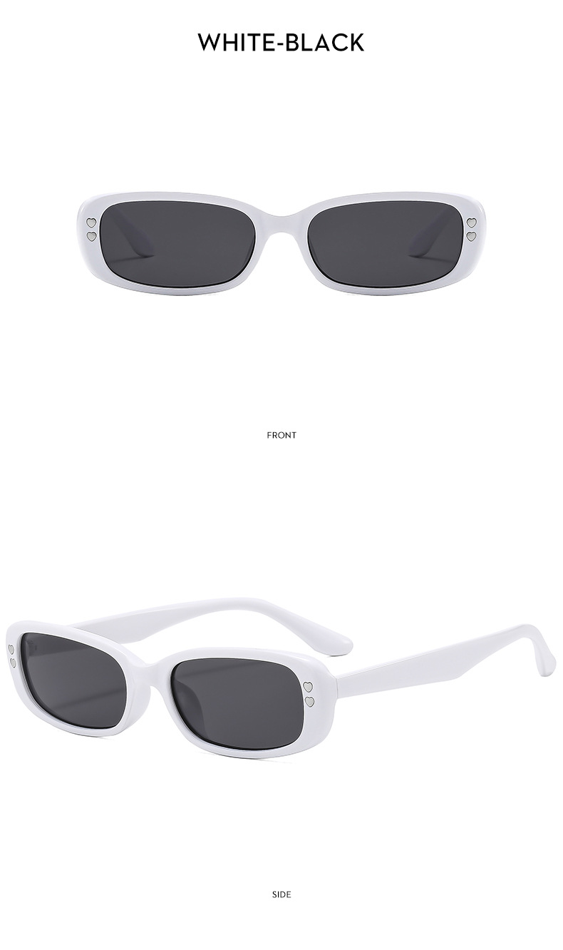 40g Weight Full Frame Glasses Structure Sunglasses Classification PC, UV400 Protection Lens Material Square Glasses Style Travel, Shopping Occasion Solid Color Pattern All Seasons Season Women's Gender Simple Style, Classic Style Style Simple Style Classic Style Solid Color PC UV400 Protection Square Full Frame Women's Sunglasses 12