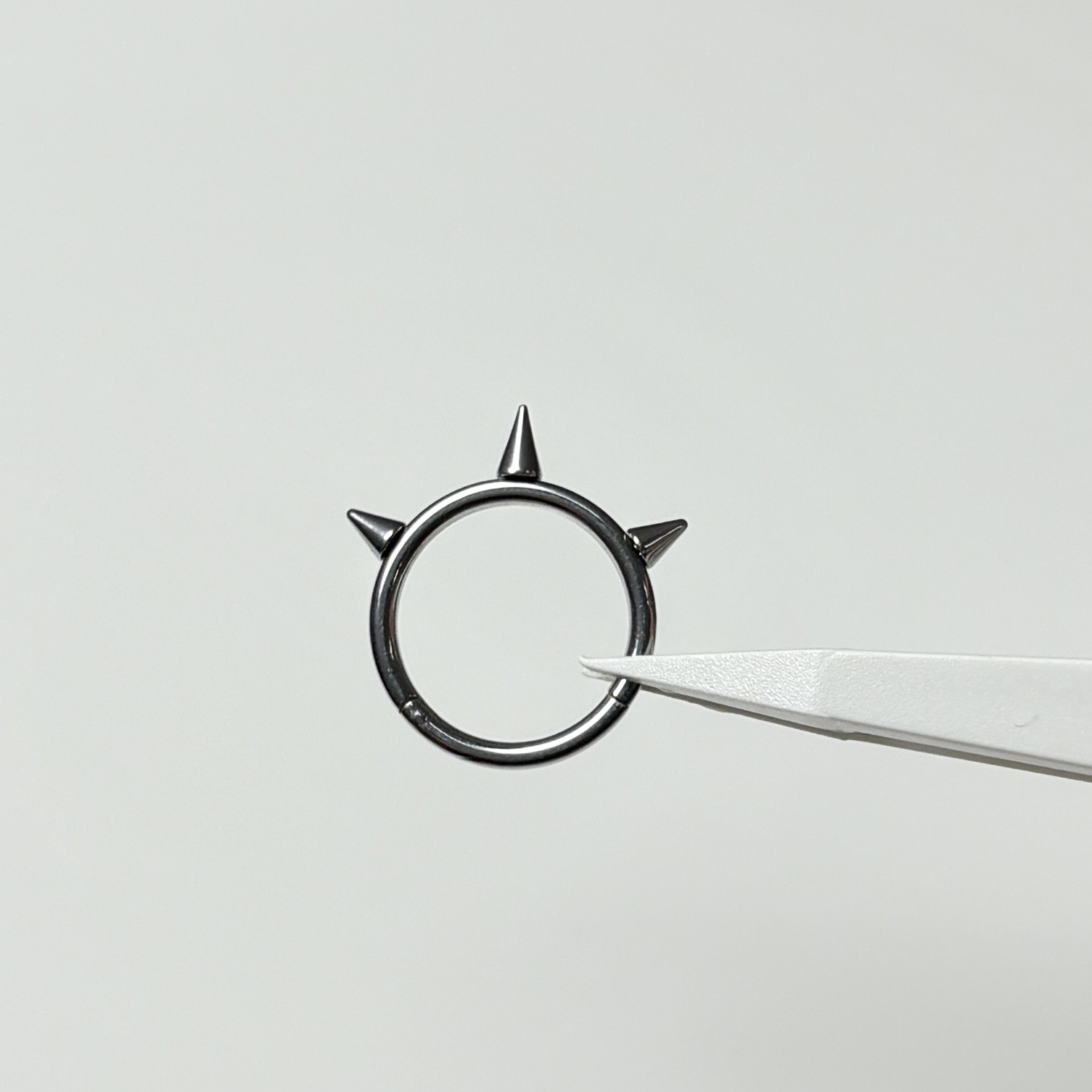 Labret piercing jewelry detail image