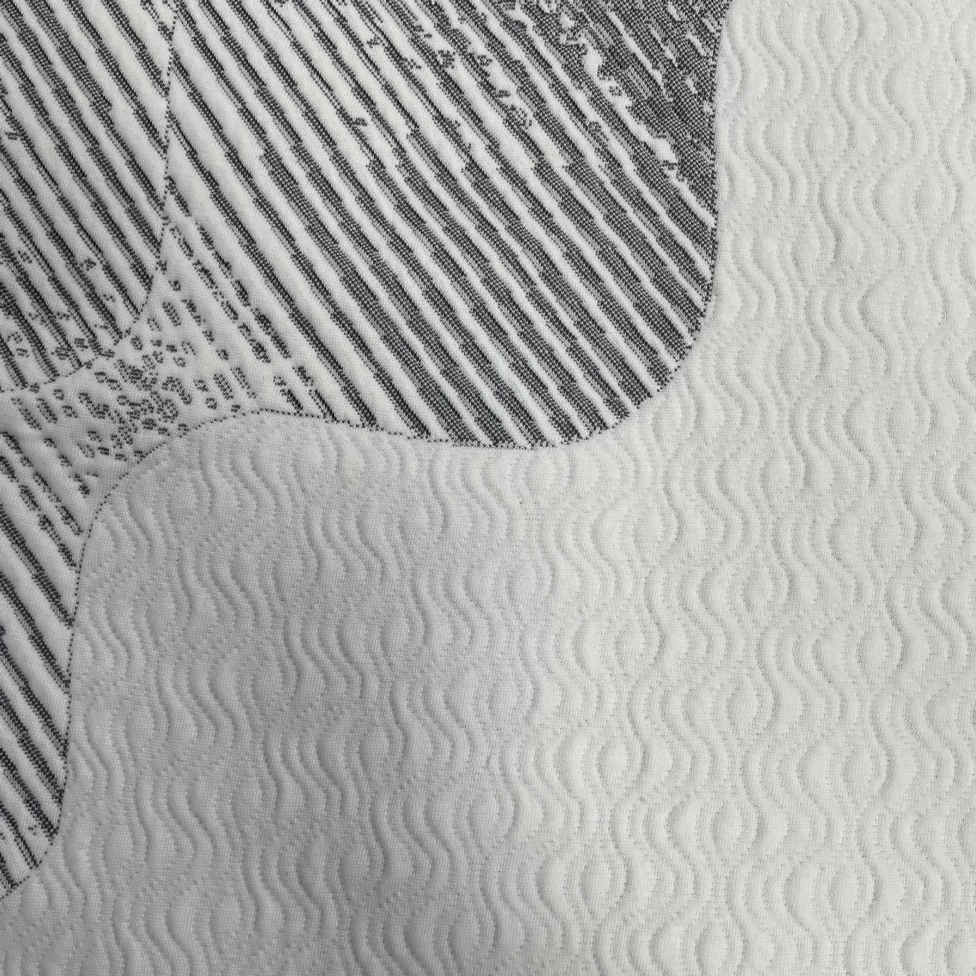 400g tela jacquard de punto de doble cara tela de colchón tela redonda poliéster cama textil casa chapa almohada cubierta tela al por mayor