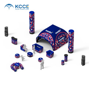 Cross-Border Export Tent, No Need to Set Up, Exhibition Tent, Automatic Inflatable Tent, Outdoor Camping Style Anti-Movement Exhibition Tent
