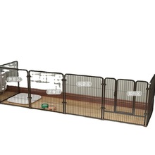 狗狗围栏狗笼子狗家用室内宠物栅栏自由组合小中大型犬训厕狗笼子