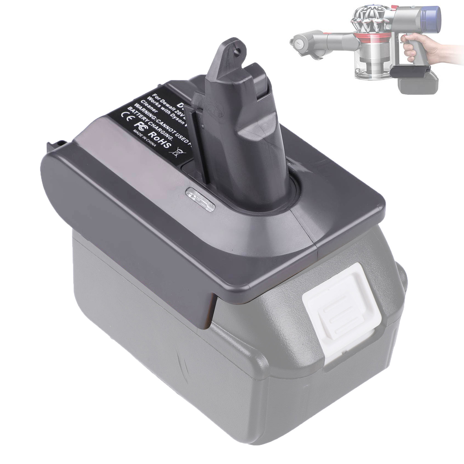 Adaptación para DYSON Dyson Vacuum Cleaner V7 V8 Adaptación para herramientas de Watch Makeda Dewey Batería de litio
