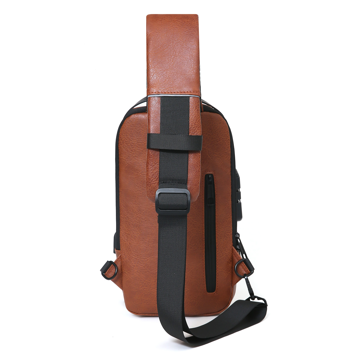 2024 nueva mochila de negocios bolsa de pecho casuales para hombres anti-droplets bolso de hombro ligero de tendencia reducida anti-robo mochila