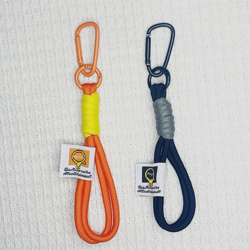 携帯電話のストラップのマカロンの色合わせのキーチェーンのキーチェーンは簡単で短いタイプのロープのキーチェーンのリングの装飾品の卸売りを掛けます。|undefined