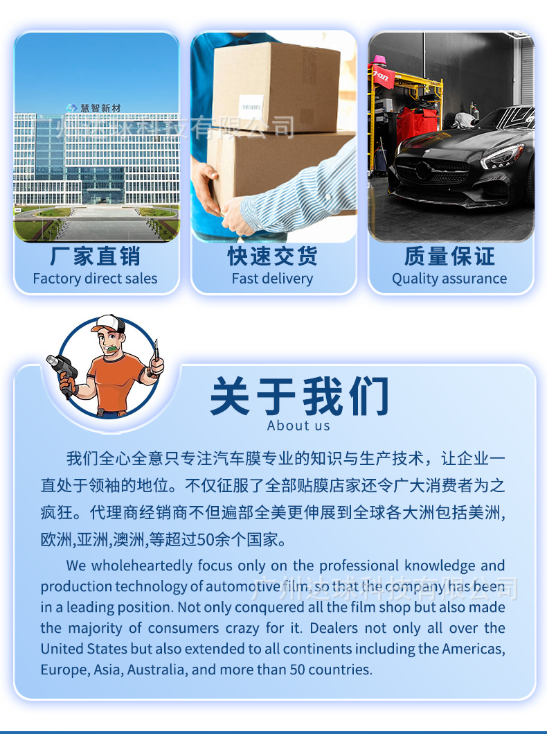 Car Film, Car Glass Insulation Film, Solid Color Window Sunscreen Film, Explosion-Proof Film, Car Solar Film Wholesale