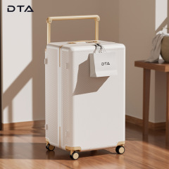 DTA スーツケース女性 2025 新しい強力で耐久性のあるスーツケース 20inch ボーイズ大容量ワイドトロリースーツケース 24