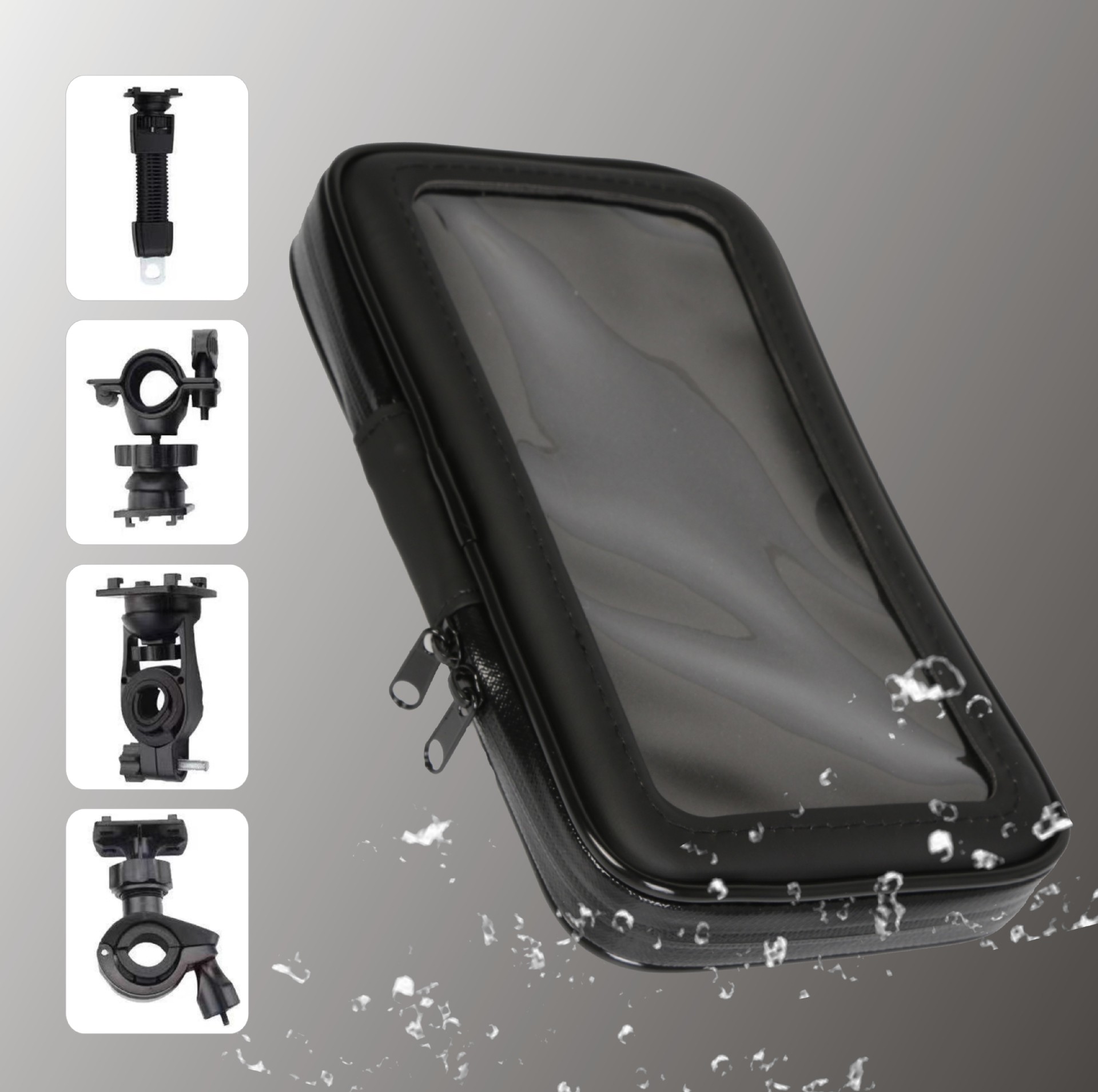 Factory Bicycle Bag Holder Cycling Electric Vehicle Motorcycle Waterproof Bag Navigation Mobile Phone Holder Bag