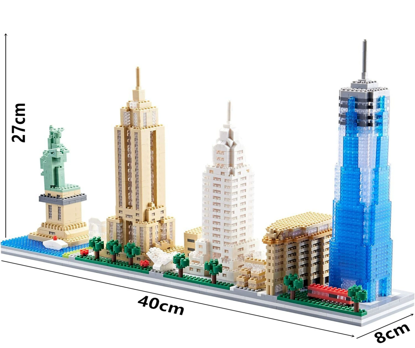 Архитектурная модель сборки, совместима с Lego, коллекция всемирных памятников, элементы для экспонирования