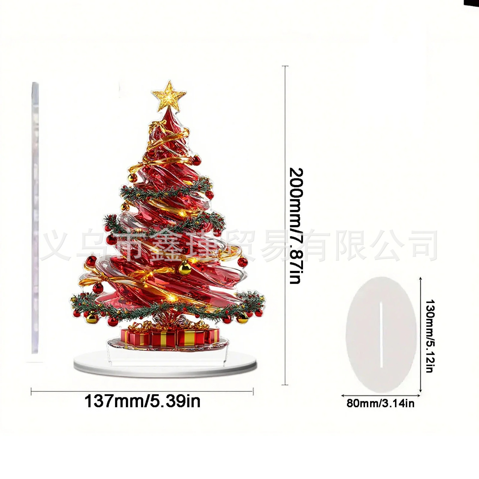 Nuevos productos transfronterizos creativos árbol de Navidad decoración acrílica decoración para el hogar de vacaciones image 12