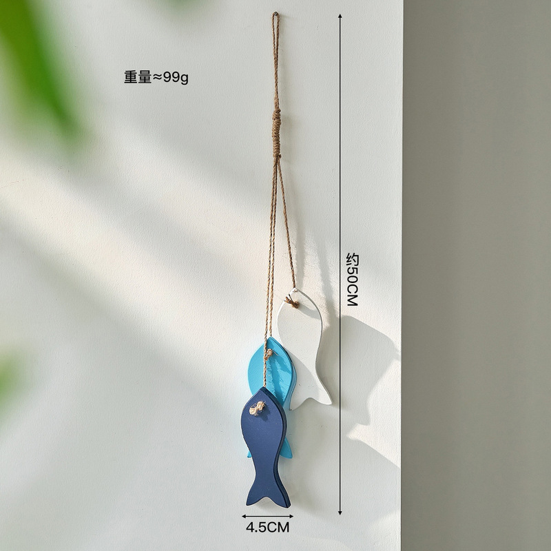 地中海风格立体海星扇贝小鱼串墙壁挂件家居装饰品幼儿园墙面吊饰|undefined