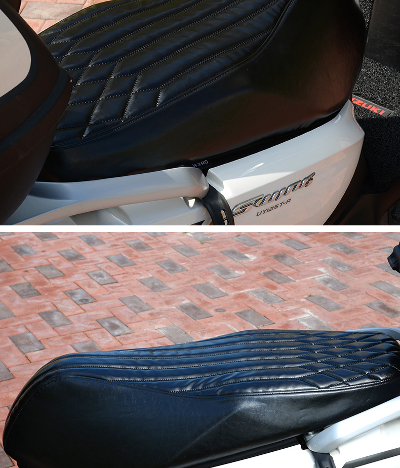 Suzuki Uy125 Scooter Seat Cover, Non-Slip, Shock-Absorbing, High-End Custom Logo, Exclusively for Cross-Border Sales