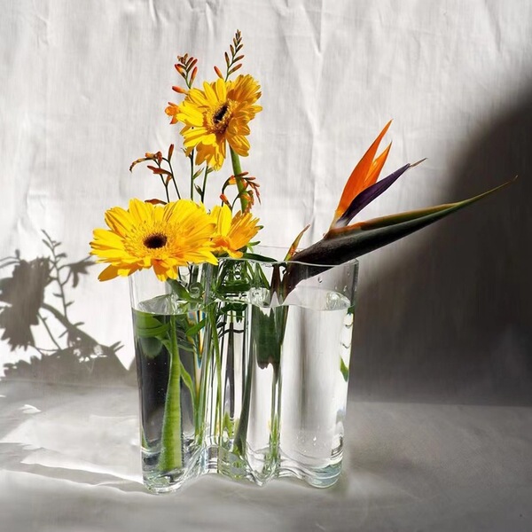 A piece of Finnish legend lake hand -made glass vase simple creative…