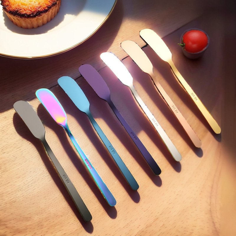 304 Jam Spatula, Peanut Butter Spatula, Long-Handled Butter Spatula, Cream Decorating Spatula, Dessert Tool