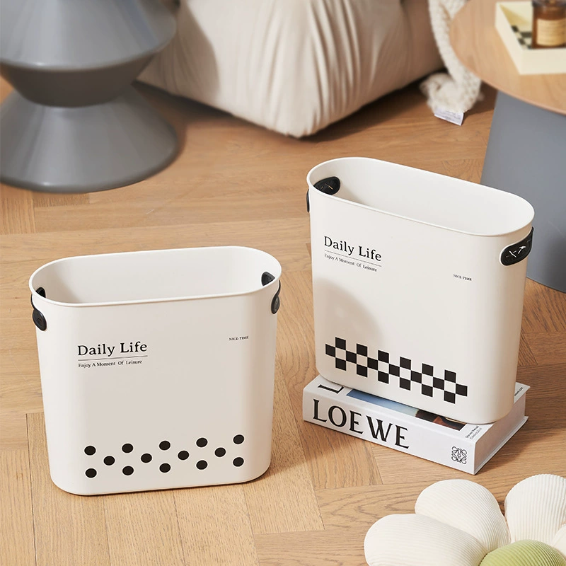 Мусорное ведро в скандинавском стиле ins для дома, гостиной, спальни, мусорное ведро высокого вида, простое ведро для хранения, бумажная корзина
