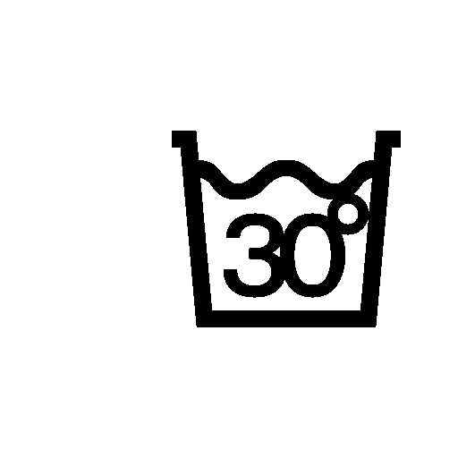 常规水洗最高30℃