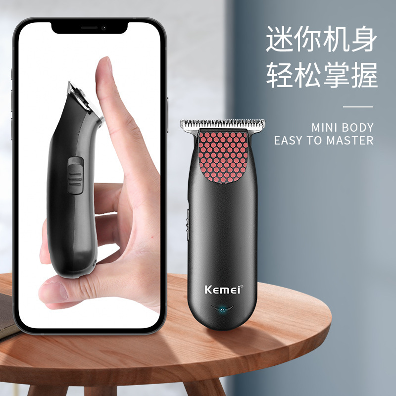 KEMEI/KEMEI Cordless Small Oil Head Electric Hair Clipper KM-889 Palm Boss Mini Hair Cutter