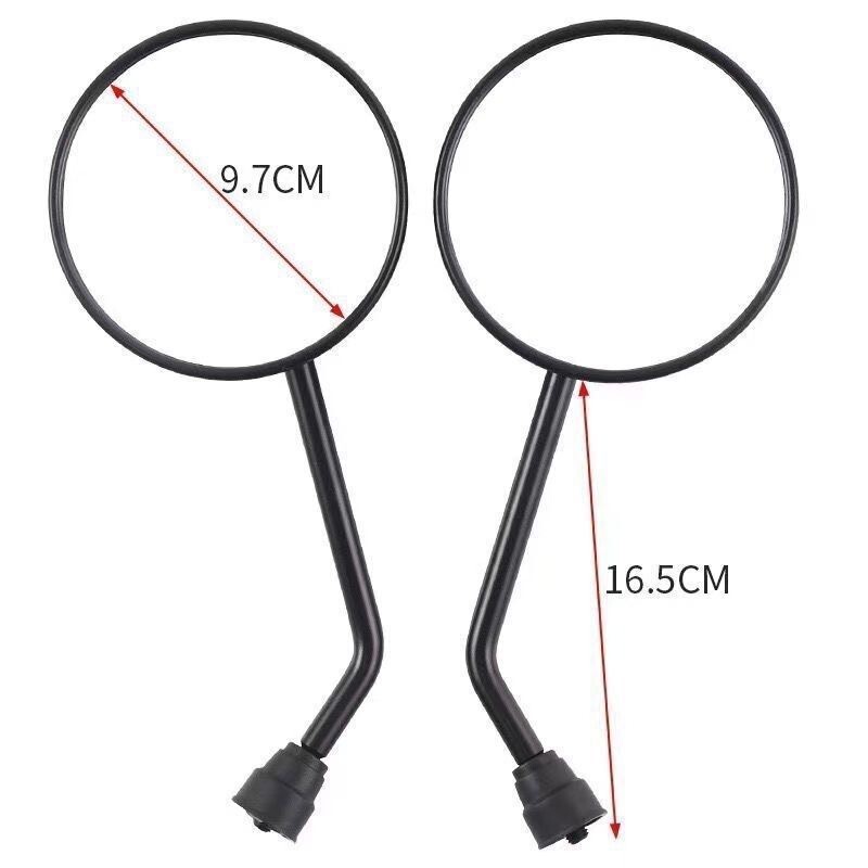 High-Definition Flat Rearview Mirror for Electric Vehicles, Suitable for Niu N1/N1S/M1U1 Little Turtle King 8mm Reversing Mirror