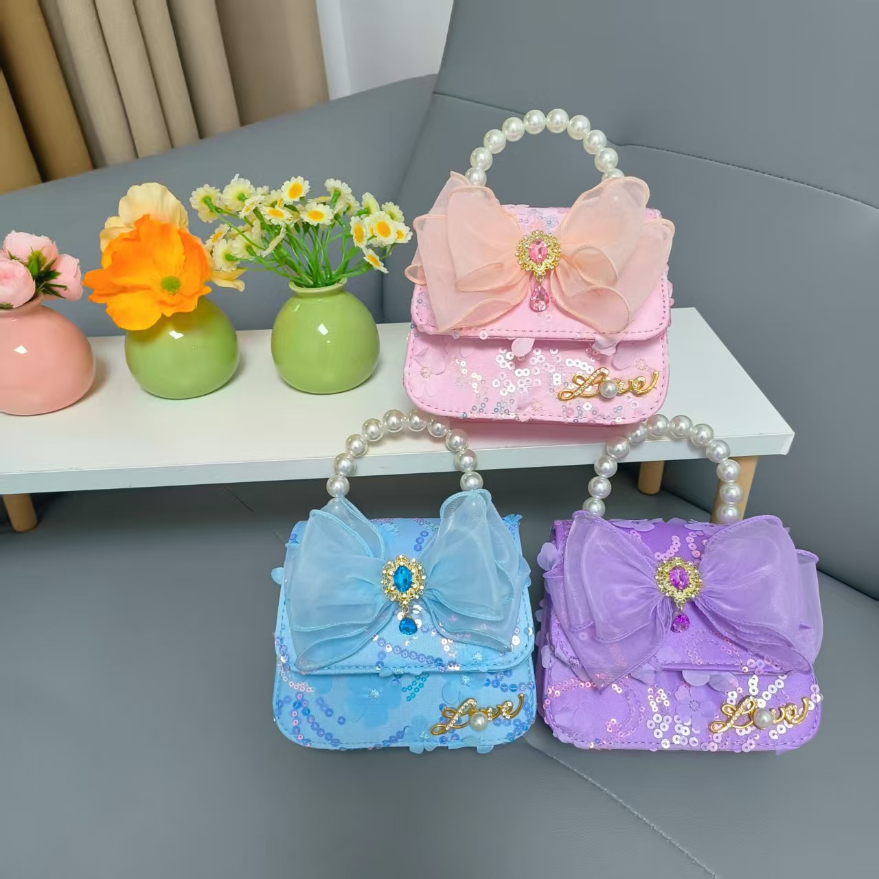 Bolso de perlas, bolso de arco, bolso de cadena, bolso de Año Nuevo, bolso de hombro, bolso pequeño, bolso de accesorios