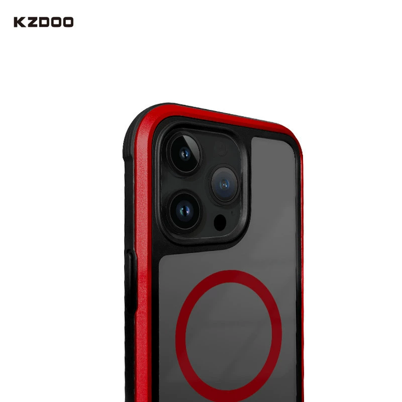 KZDOO для Apple iPhone 14, чехол MAG ARES с магнитным всасыванием и металлической рамкой, ARES iPhone14 Pro Max