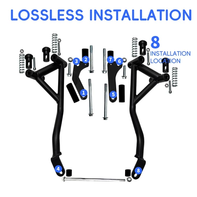 racing bars, ninja anti-collision stunt – Motorcycle bumper