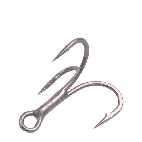 Manufacturer wholesale Luya bait three hook Teflon coating 6066 reinforced high carbon steel titanium alloy fish hook fishing gear hook