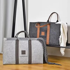 卸売多機能汚れた衣類バスケット衣類収納バスケット耐久性のある伐採バッグ大容量薪収納バッグ印刷可能なロゴ