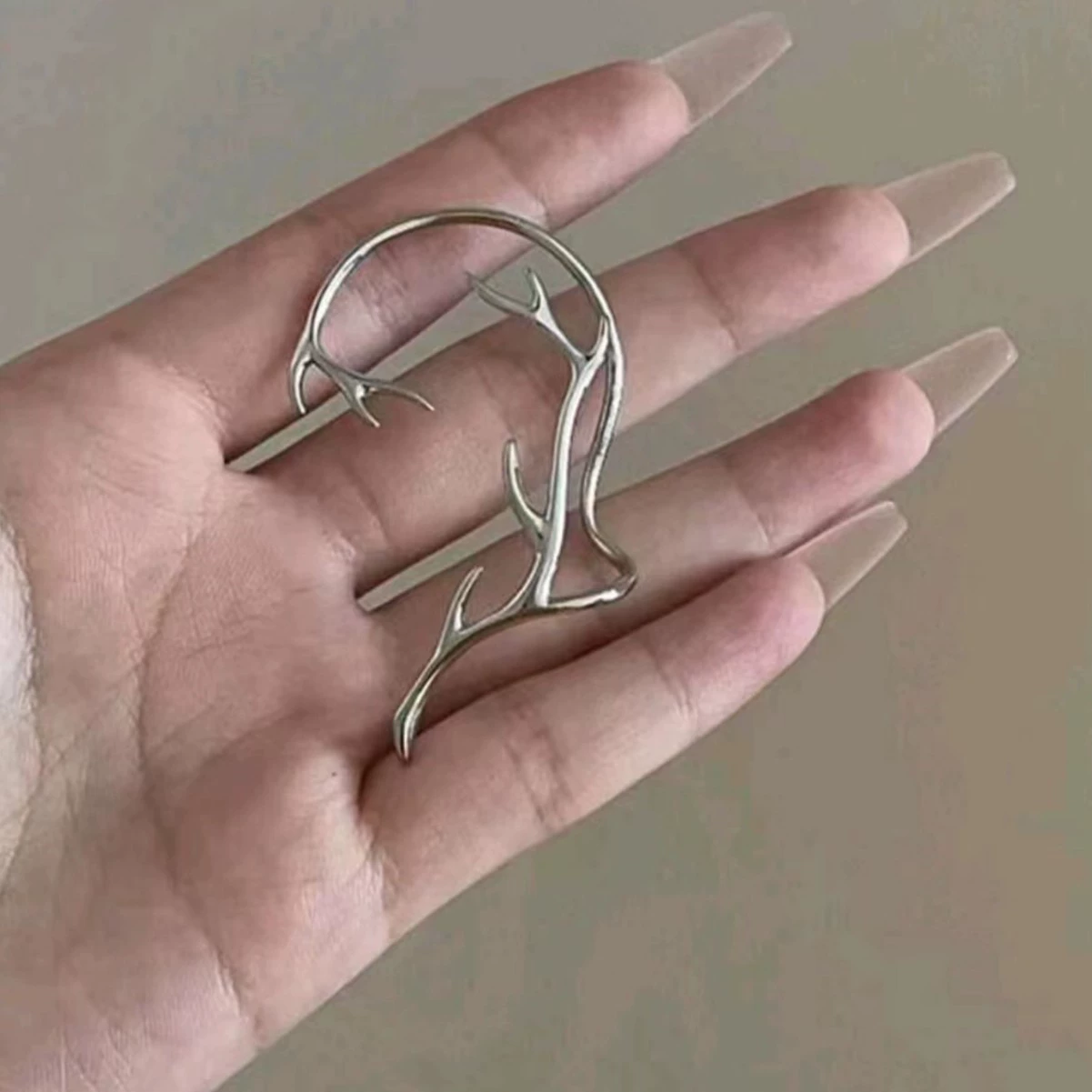 Геометрические клипсы для уха, европейский стиль, модные серьги, 6×4 см