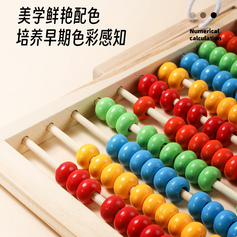 Soporte de ábaco para niños personalizado, soporte de cálculo, contador digital, ayudas didácticas, educación temprana, rompecabezas, fabricantes de juguetes de madera