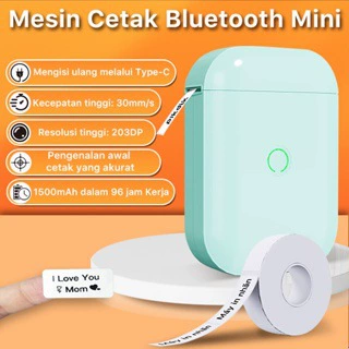 Портативный термопринтер для этикеток D11 с Bluetooth