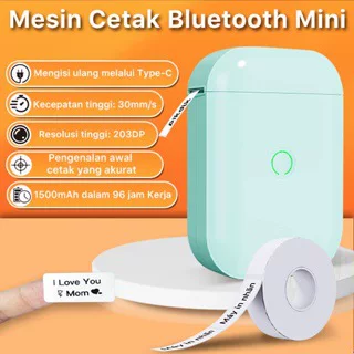 Портативный термопринтер для этикеток D11 с Bluetooth