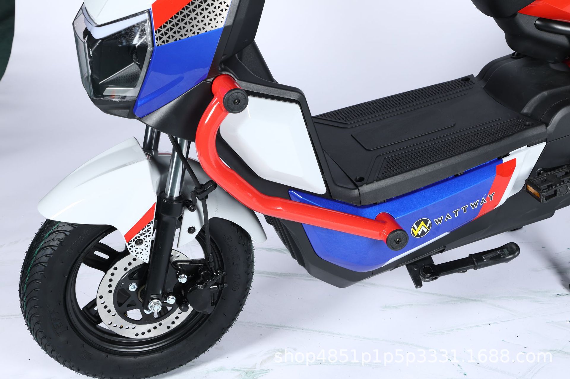 New Foreign Trade Model: Wolf Warrior Electric Motorcycle, Adult Two-Seater Electric Scooter, Exclusively for Export, Factory Wholesale