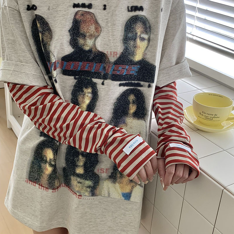 Mangas de hielo, mangas de protección solar, nuevas mujeres, verano, nueva sombra, protección UV, conducción delgada, mangas de mano a rayas sueltas, brazos