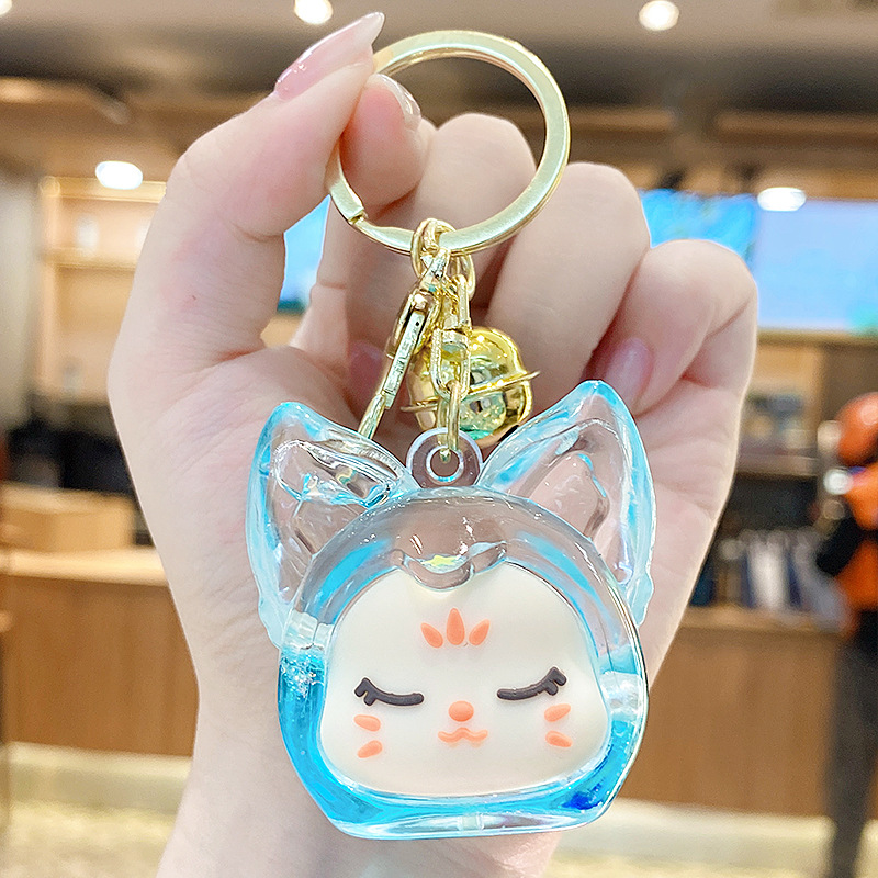 여우 머리 - 파란색