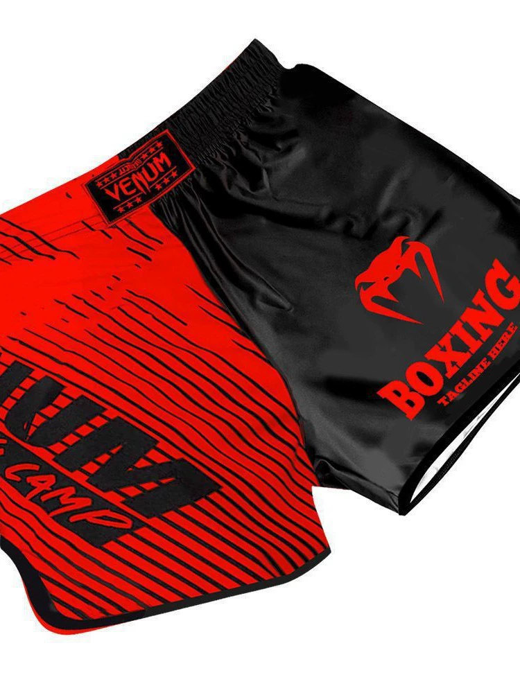 Boxing quick dry set for training, shorts for gym, tight, with short sleeve