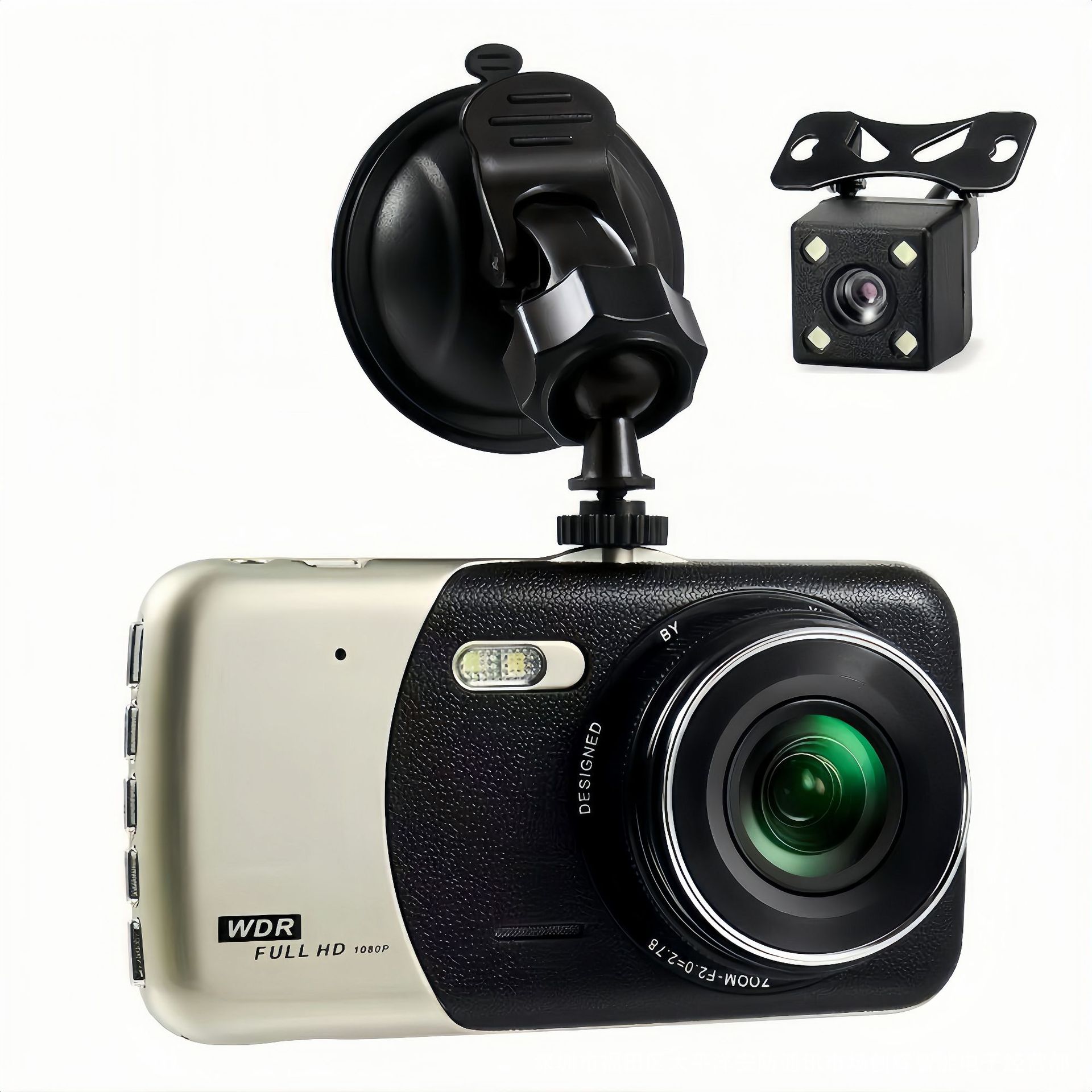 4inch Cross-Border Se18 Metal Hidden Dash Cam Hd 1080P Dual Lens Manufacturer Wholesale Camera