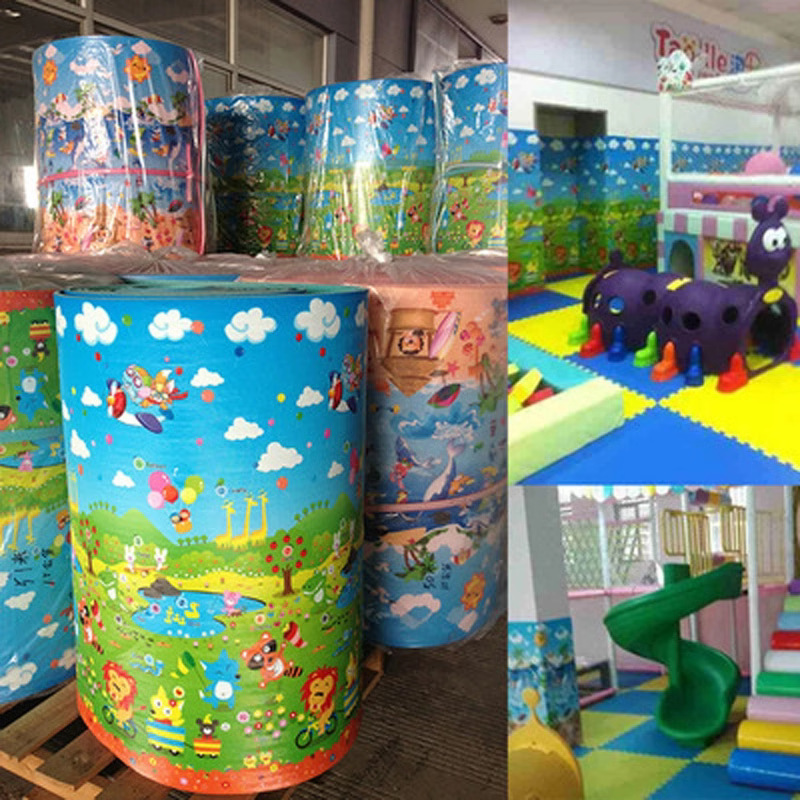 Children's Anti-Collision Wall Mat Naughty Castle Paradise Wall Soft Package Kindergarten Wall Protection Column Anti-Collision Foam Wall Sticker