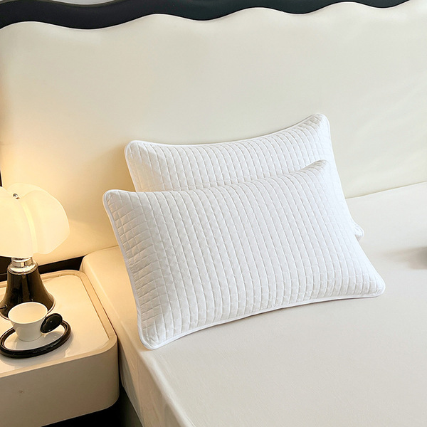 Class A Anti-saliva Pillow Cover Anti-head Oil Pillow Core Inner Pillow Cover Homestay Pillow Case Pair of Protective Isolation Layer Pillow Case ~