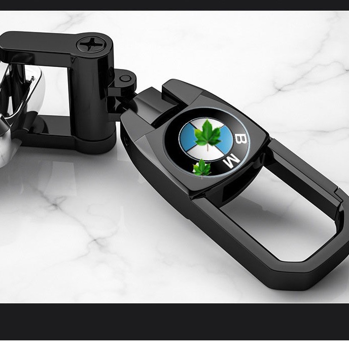 Llavero del coche Logotipo del coche colgante de alta gama de los hombres de metal creativo llavero de la cintura del coche colgante