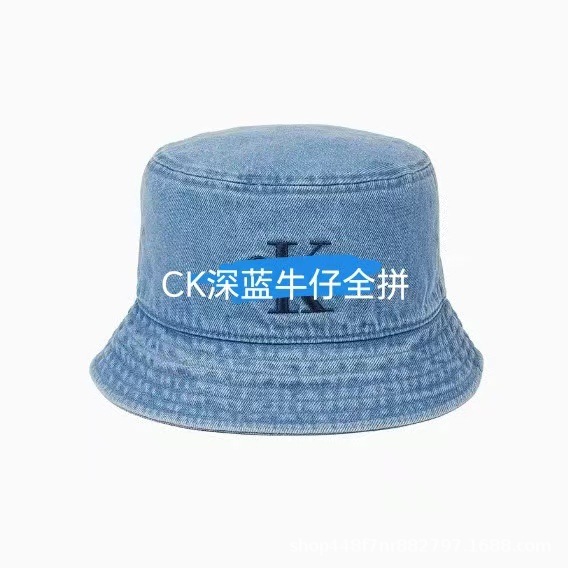 CK帽子刺绣字母棒球帽女同款百搭牛仔帽鸭舌帽加宽显脸小夏季遮阳|undefined