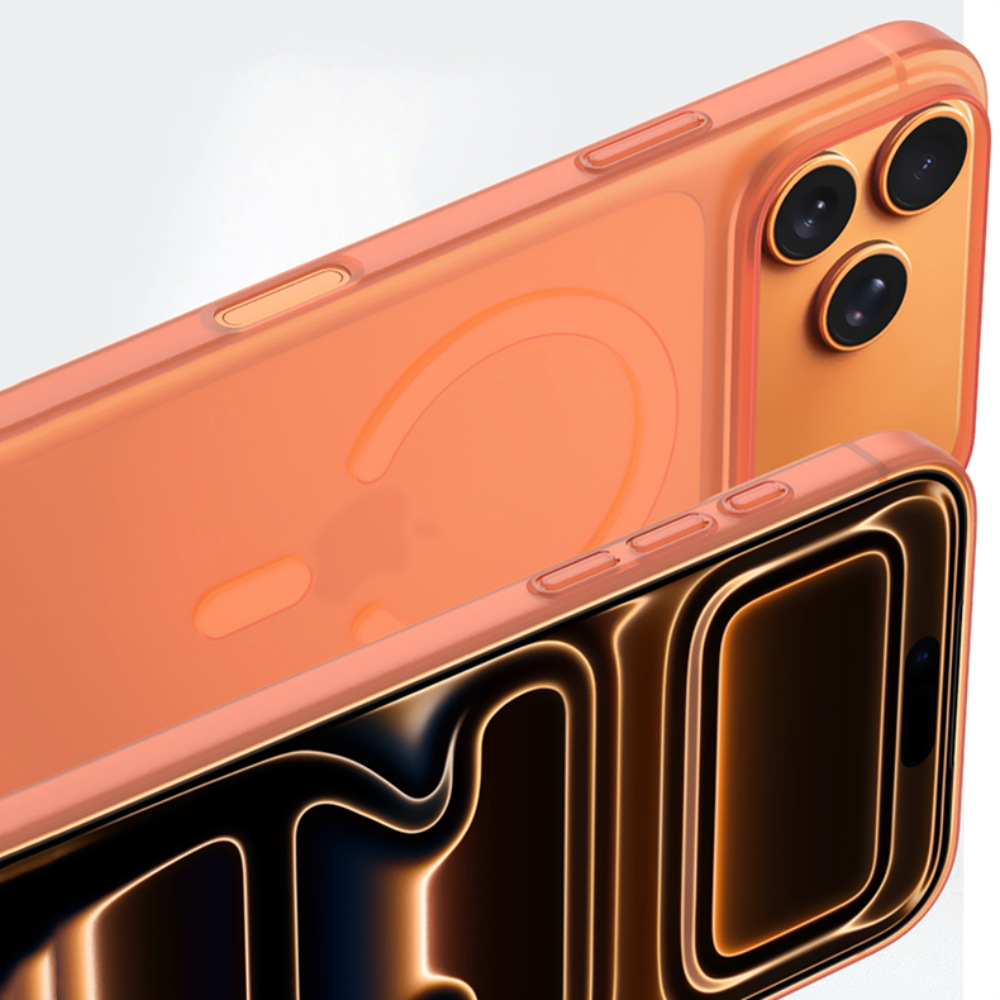 Fábrica de origen para iphone17promax ultra delgado PP esmerilado magnético verdadero caso de teléfono magnético no amarillo