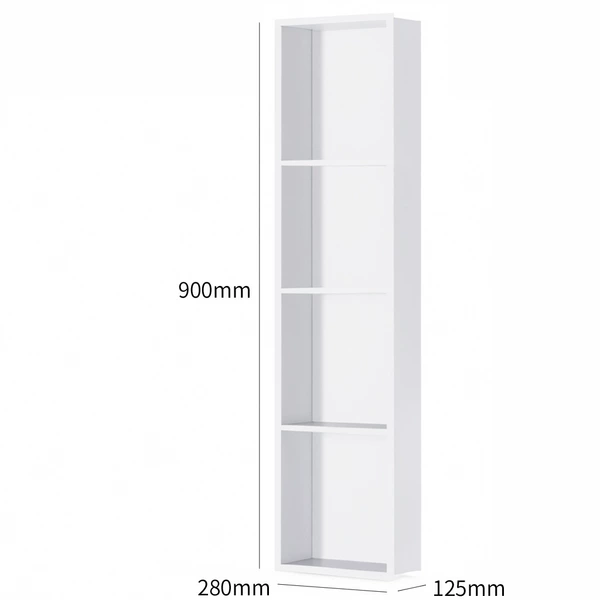 Stainless steel, white, 125mm