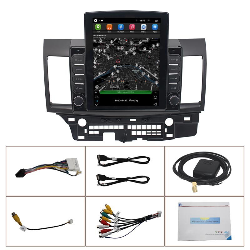 Aplicable a Mitsubishi Wing God (pantalla vertical) coche navegador Android todo en uno reproductor WIFI Mitsubishi Wing God