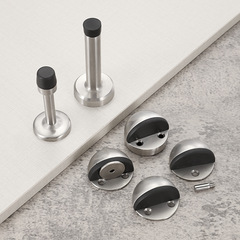 Bedroom anti-collision strong magnet thickened stainless steel rubber door stop Living room silent stainless steel plastic door magnet