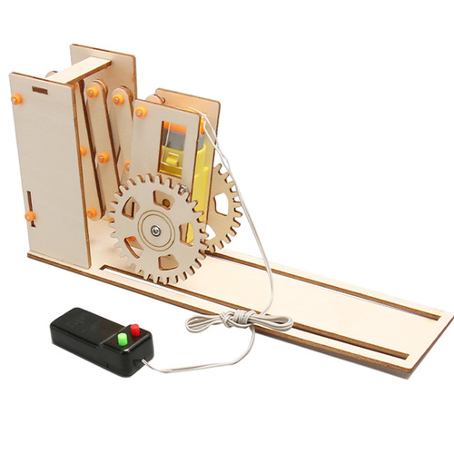 DIY electric barrier technology small production electric telescopic door for primary and secondary school students experimental kit STEAM gift wholesale