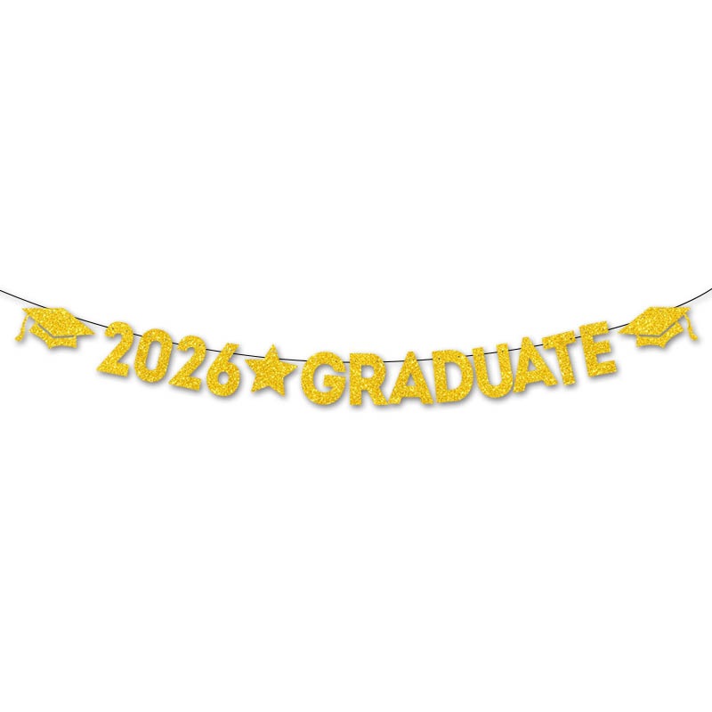 Nuevos productos transfronterizos decoración de la temporada de graduación