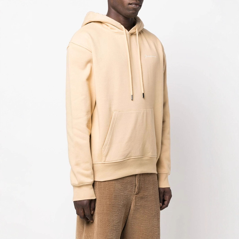 25 Years Early Autumn Jacquemus Long-Sleeve Sweatshirt with Drawstring Hood, Unisex Loose Hoodie, Unisex Style
