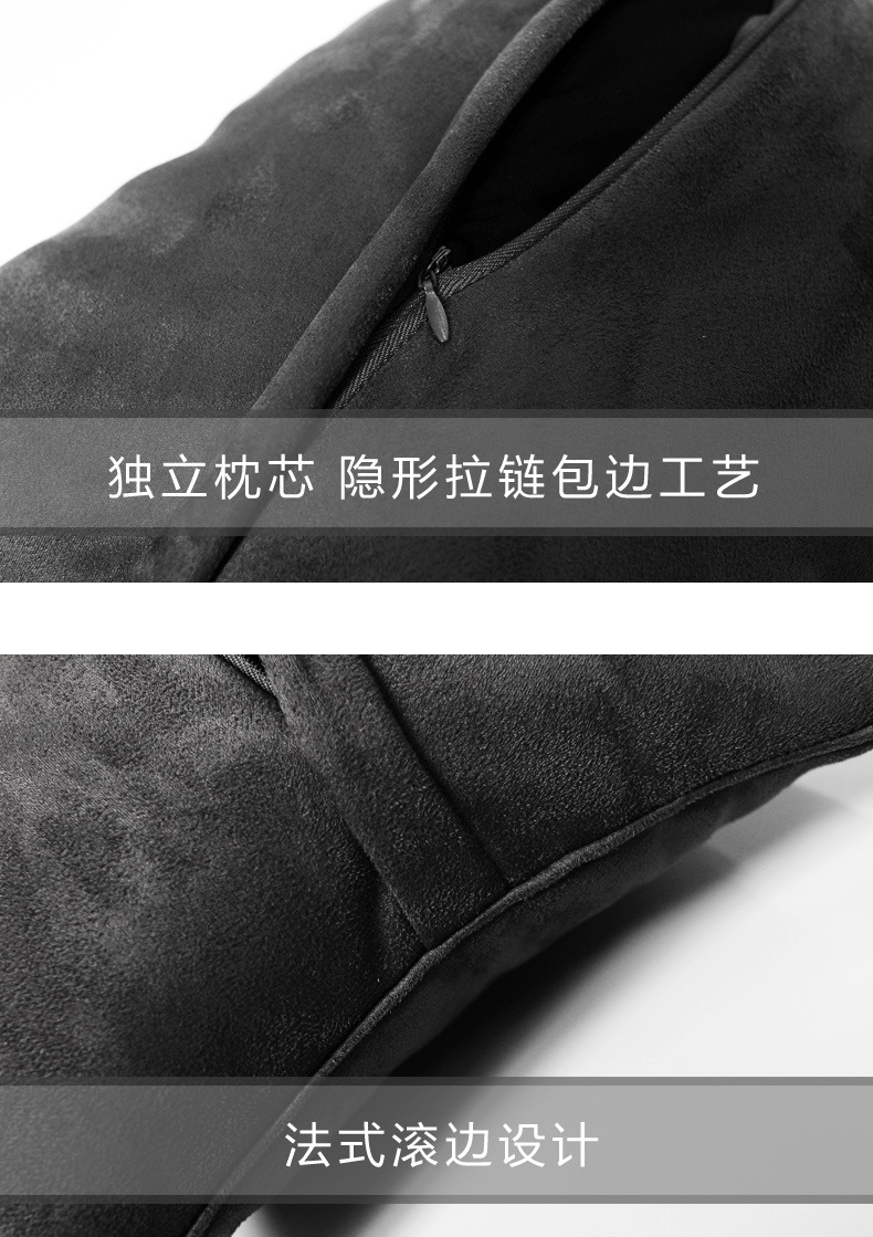 Suitable for extremely krypton integrated double-buckle sports seat car headrest BYD Han double strap neck pillow lumbar support