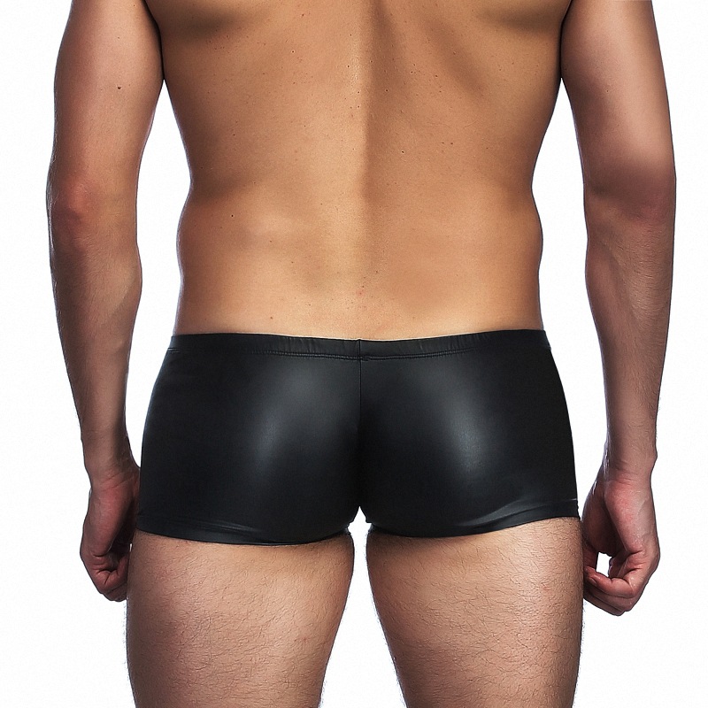 Europa y América del Comercio Exterior de los hombres sexy ropa interior sexy de charol Delgado boxeadores AliExpress eBay entrega de una sola pieza 006