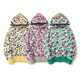 Spring and Autumn Japanese Fashion Brand Double Hat Sweater Fake Two-piece Cardigan Zipper Hoodie Men's and Women's Youth Fashion Jacket Wholesale